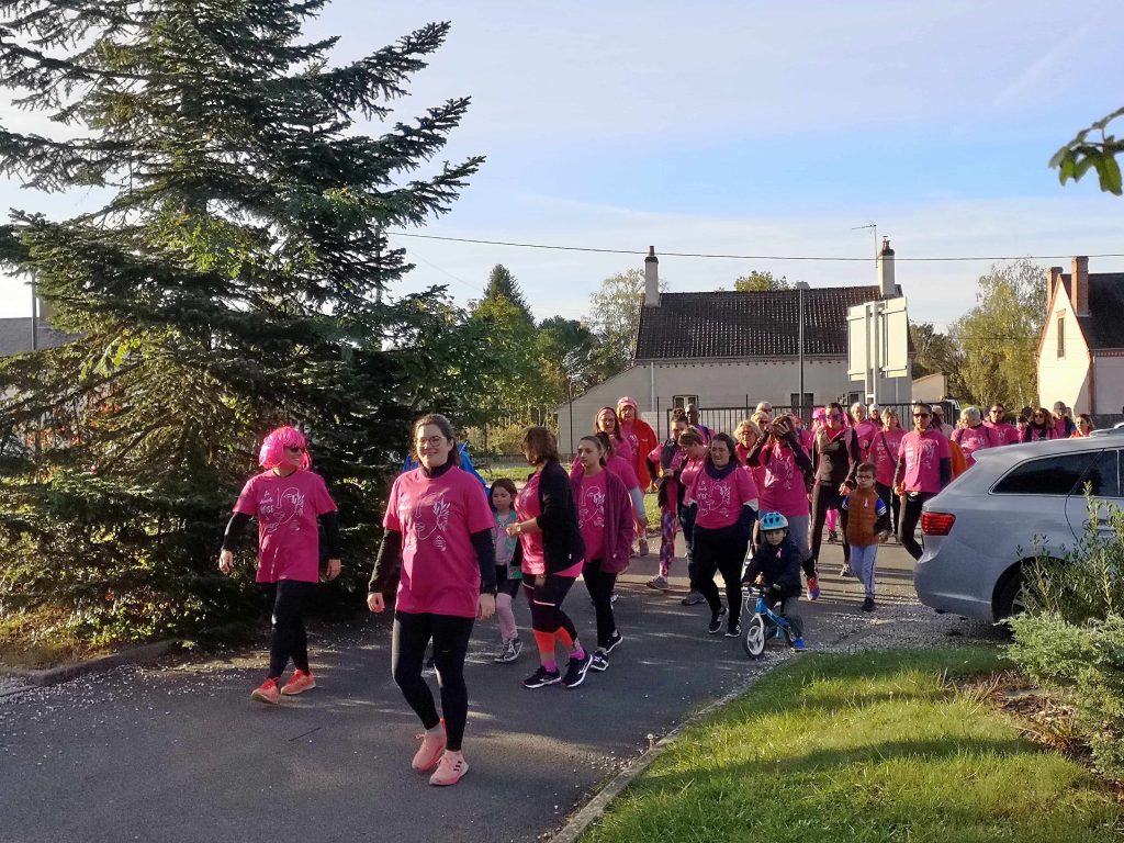 Randonneurs de l'IMDS pour Octobre rose