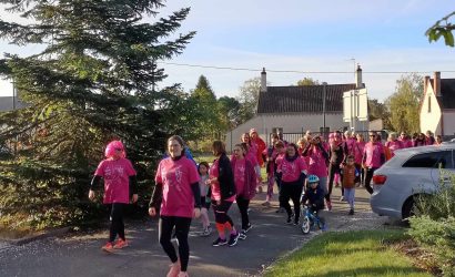 Randonneurs de l'IMDS pour Octobre rose