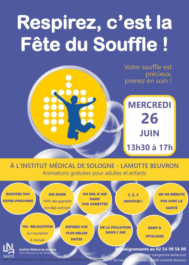 Affiche fête du souffle